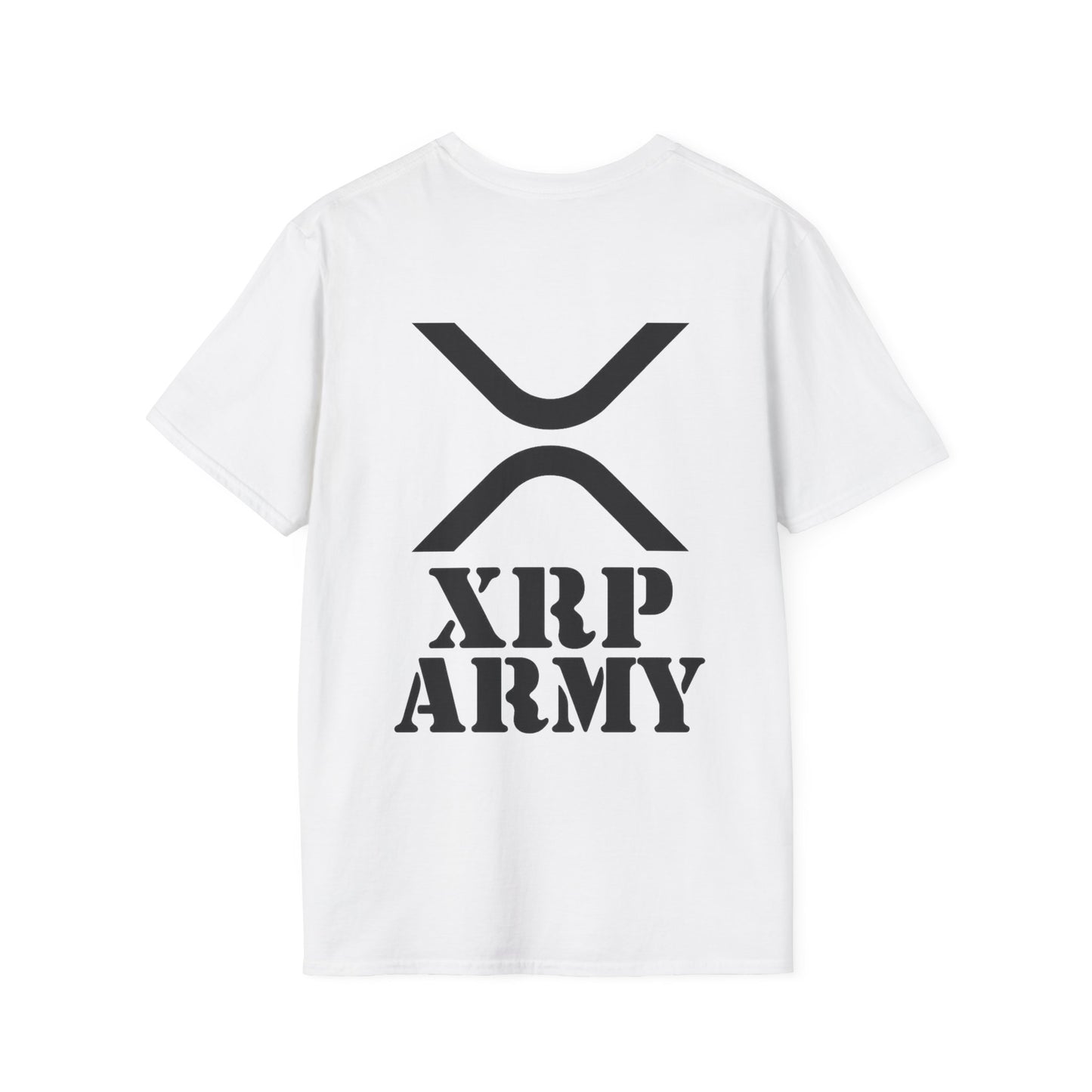 XRP Army Tee (front logo + back design) – Crypto Vault Shirt