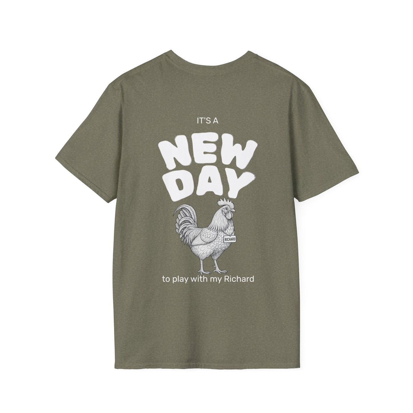 Richard T-Shirt (front logo and back design) - Meme Apparel