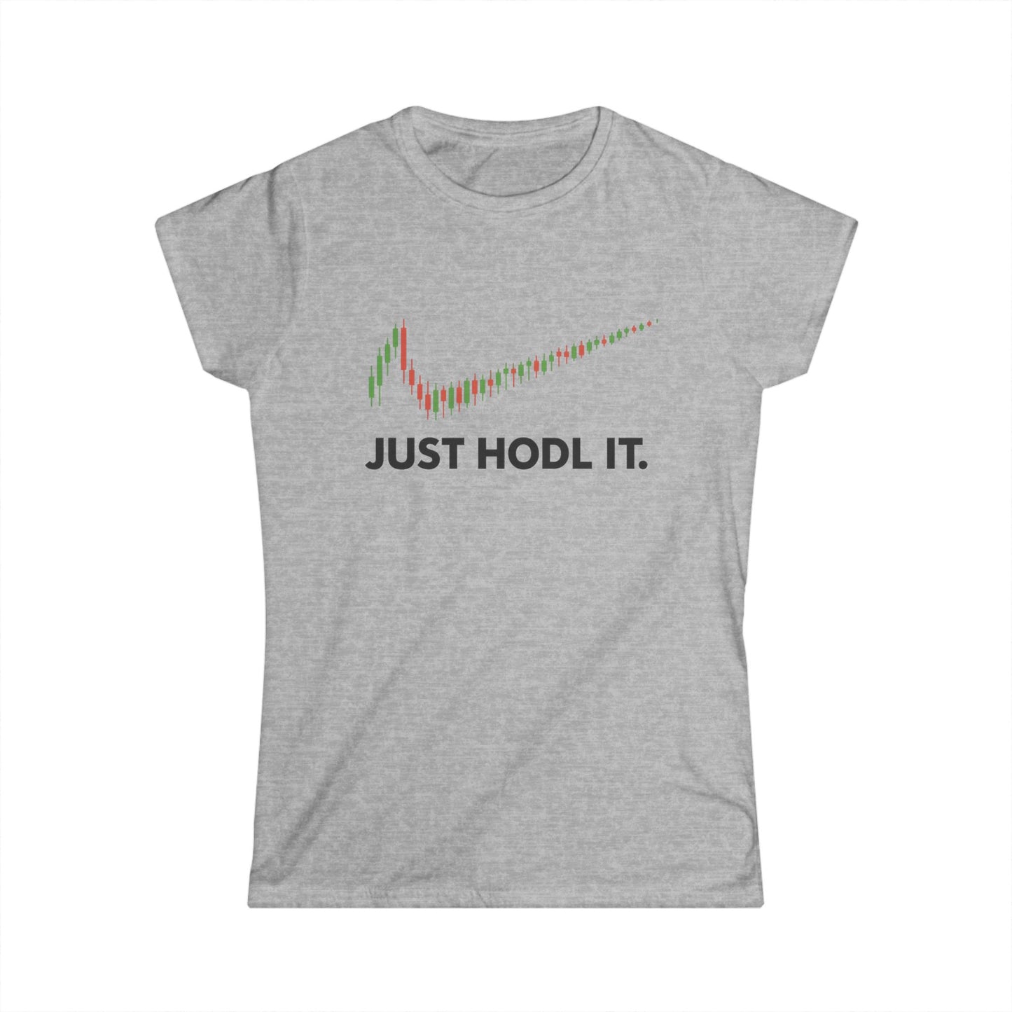 Just HODL It Tee (front design) – Crypto Vault Women’s Shirt