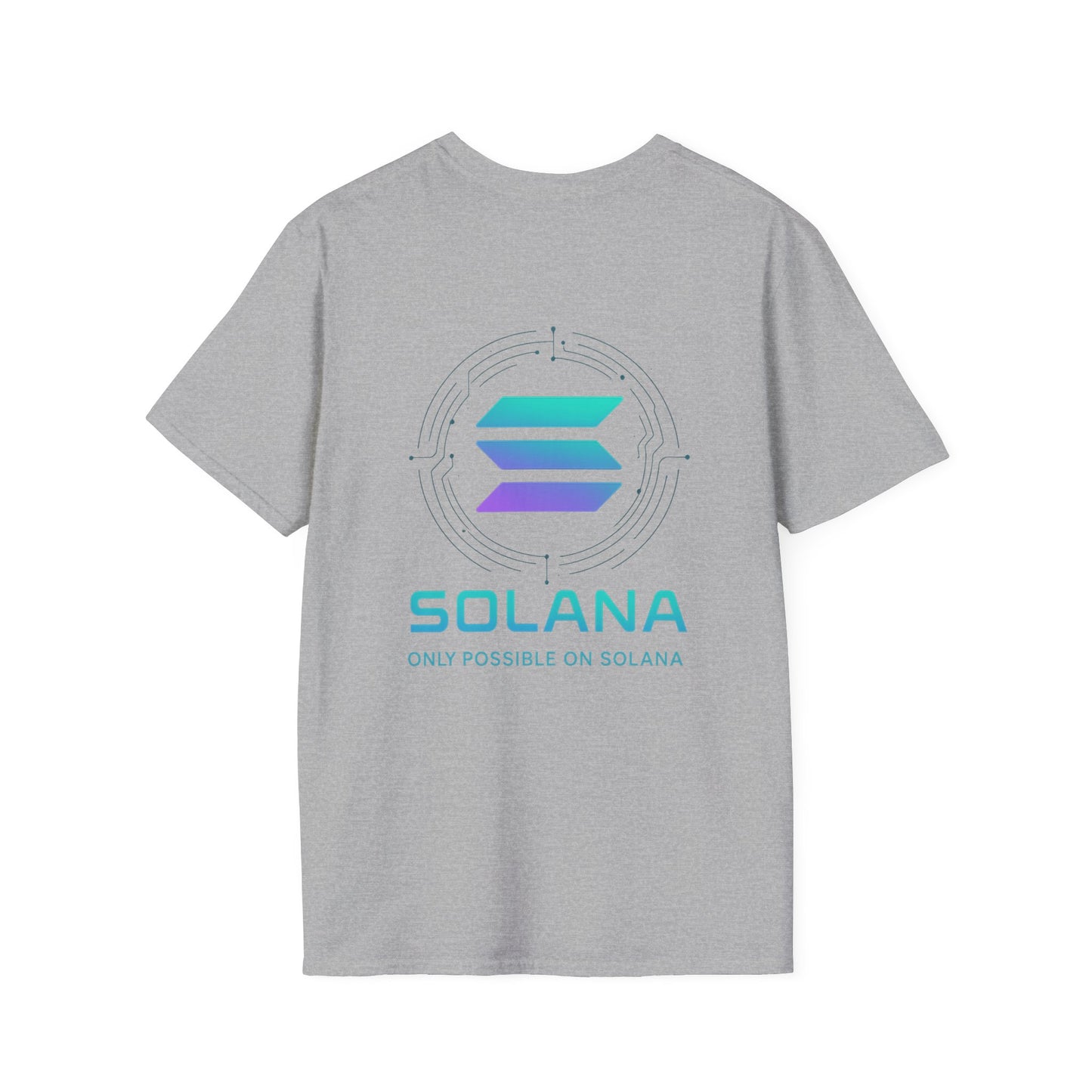 Only Possible on Solana Tee (front logo + back design) – Crypto Vault Shirt
