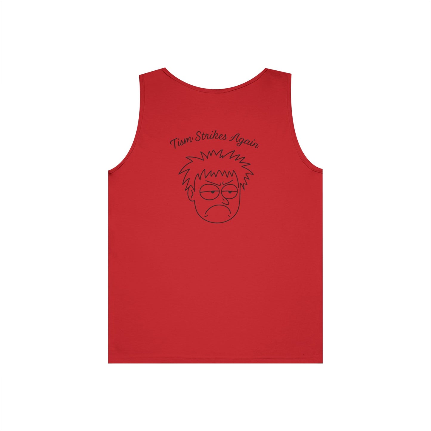 Tism Strikes Again Tank Top (front logo + back design) - Meme Apparel