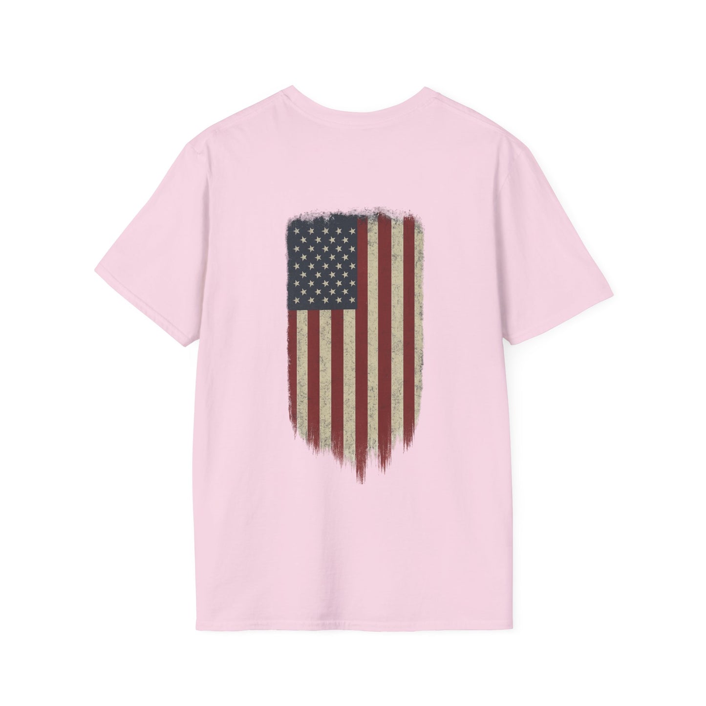 American Flag Tee (front logo + back design) – American Pride T-Shirt