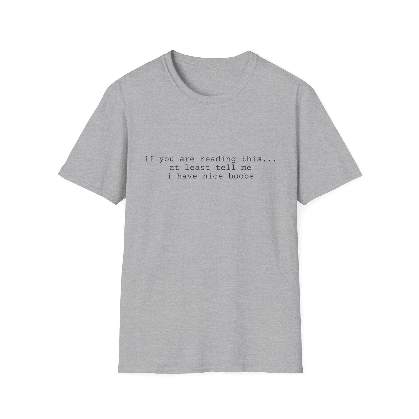 Nice boobs T-Shirt (front design) - Meme Apparel