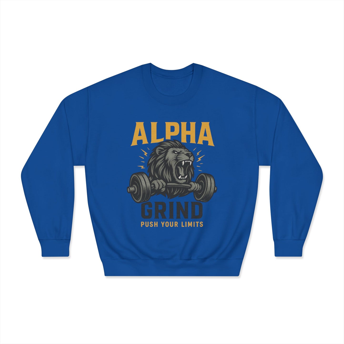 Push Your Limits DryBlend Crewneck Sweatshirt (front design) – Gym Apparel