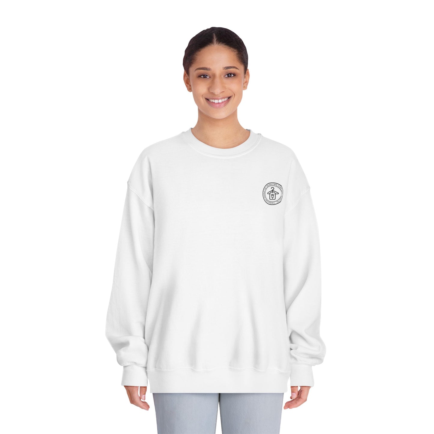 Wearhouse Vibes Crypto Vault DryBlend Crewneck Sweatshirt (front logo) – Investor Apparel