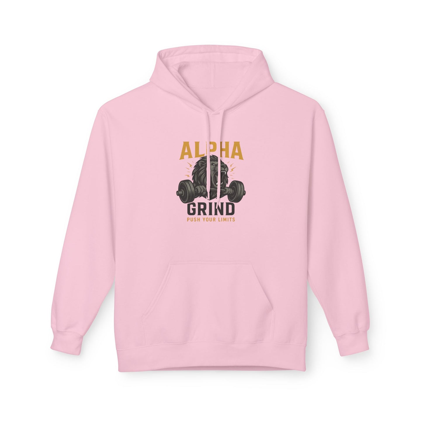 Push Your Limits Midweight Softstyle Fleece Hoodie (front design) – Gym Apparel