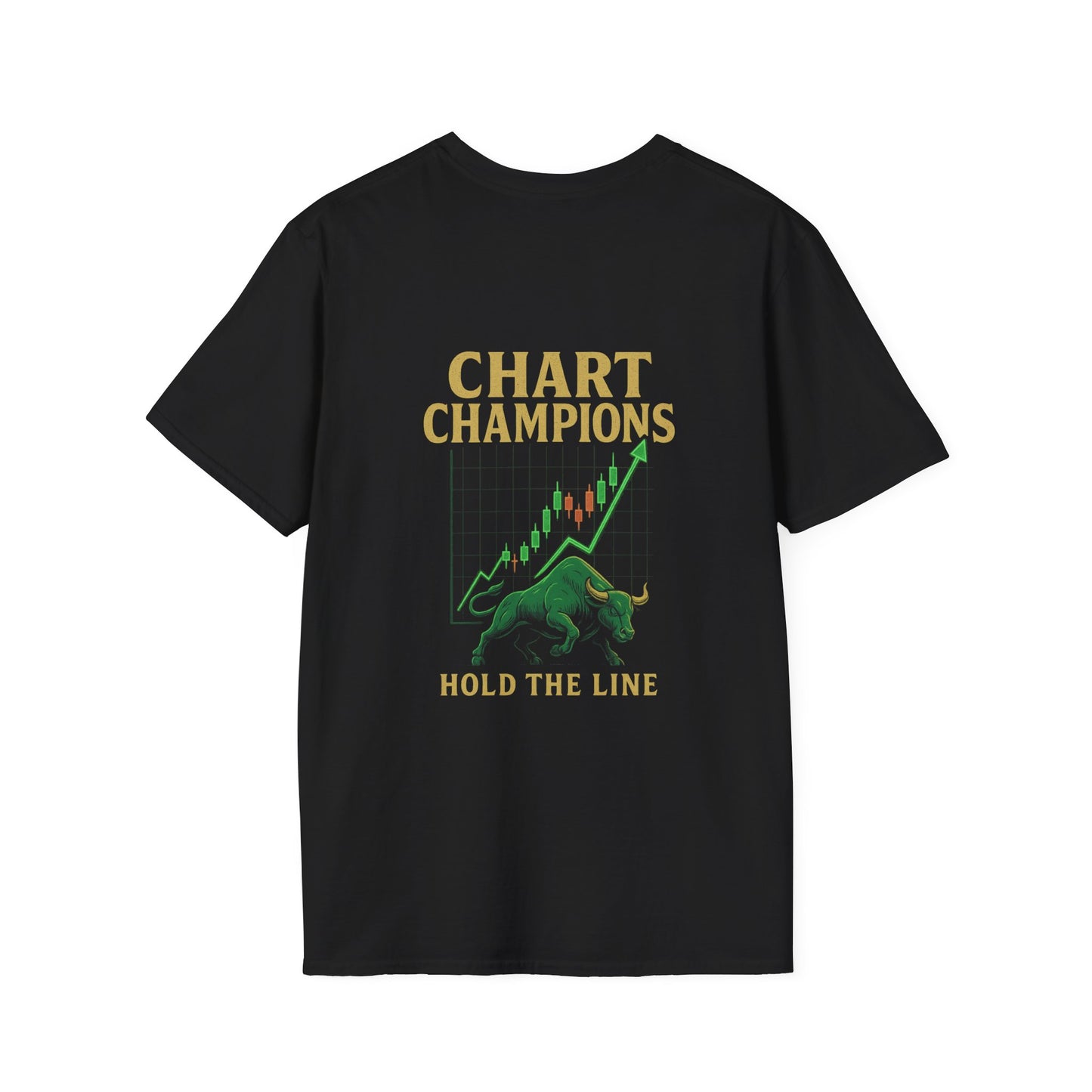 Chart Champions T-Shirt (front logo + back design) – Investor Apparel