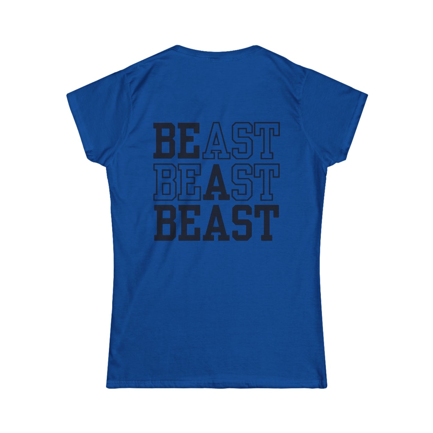 Be a Beast Tee (front logo + back design) – Discipline Club Women’s Shirt