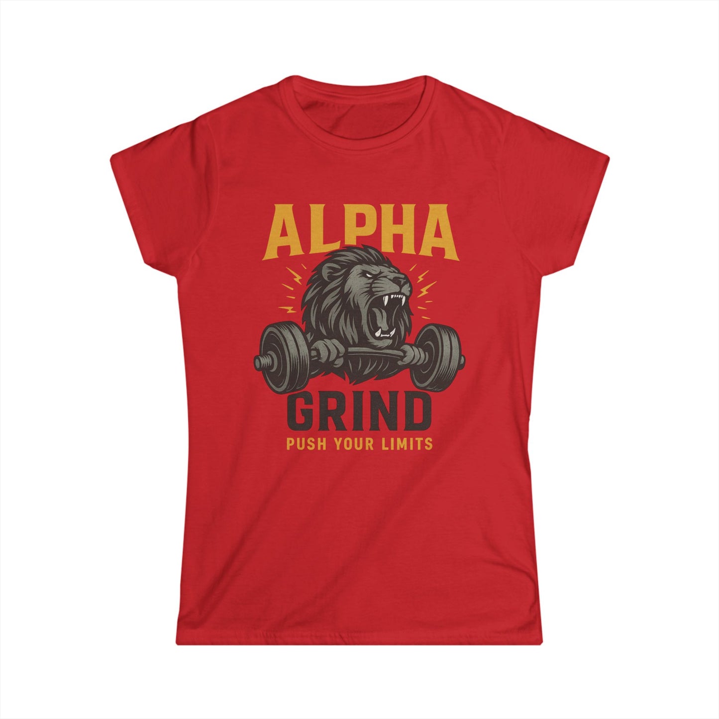 Push Your Limits Women’s Tee (front design) – Gym Apparel