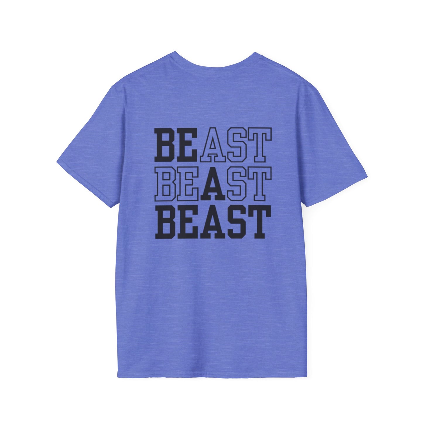 Be a Beast Tee (front logo + back design) – Discipline Club Shirt