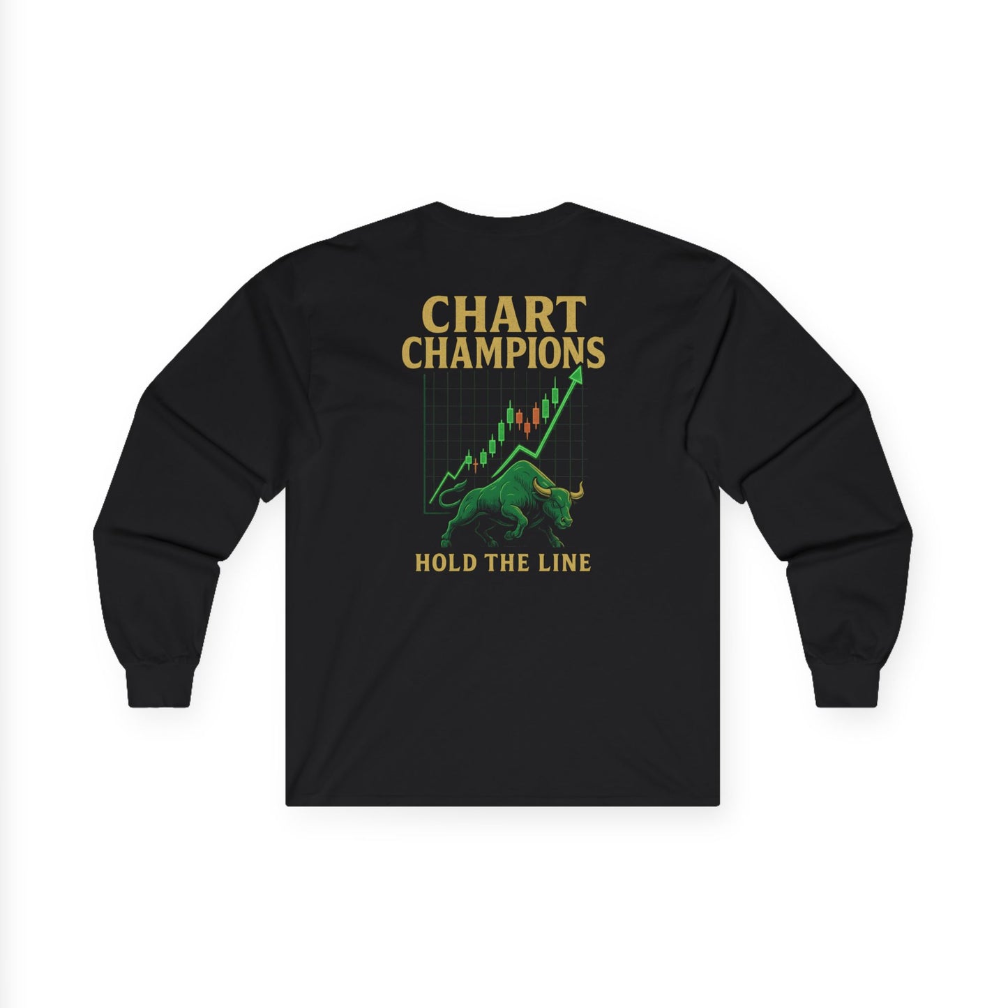 Chart Champions Long Sleeve (front logo + back design) – Investor Apparel