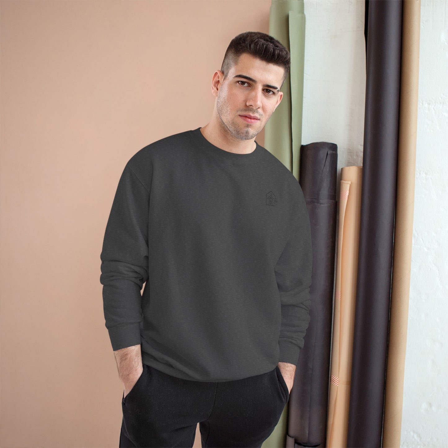 Meme Culture Signature Crewneck (front logo) – Premium Champion Fleece