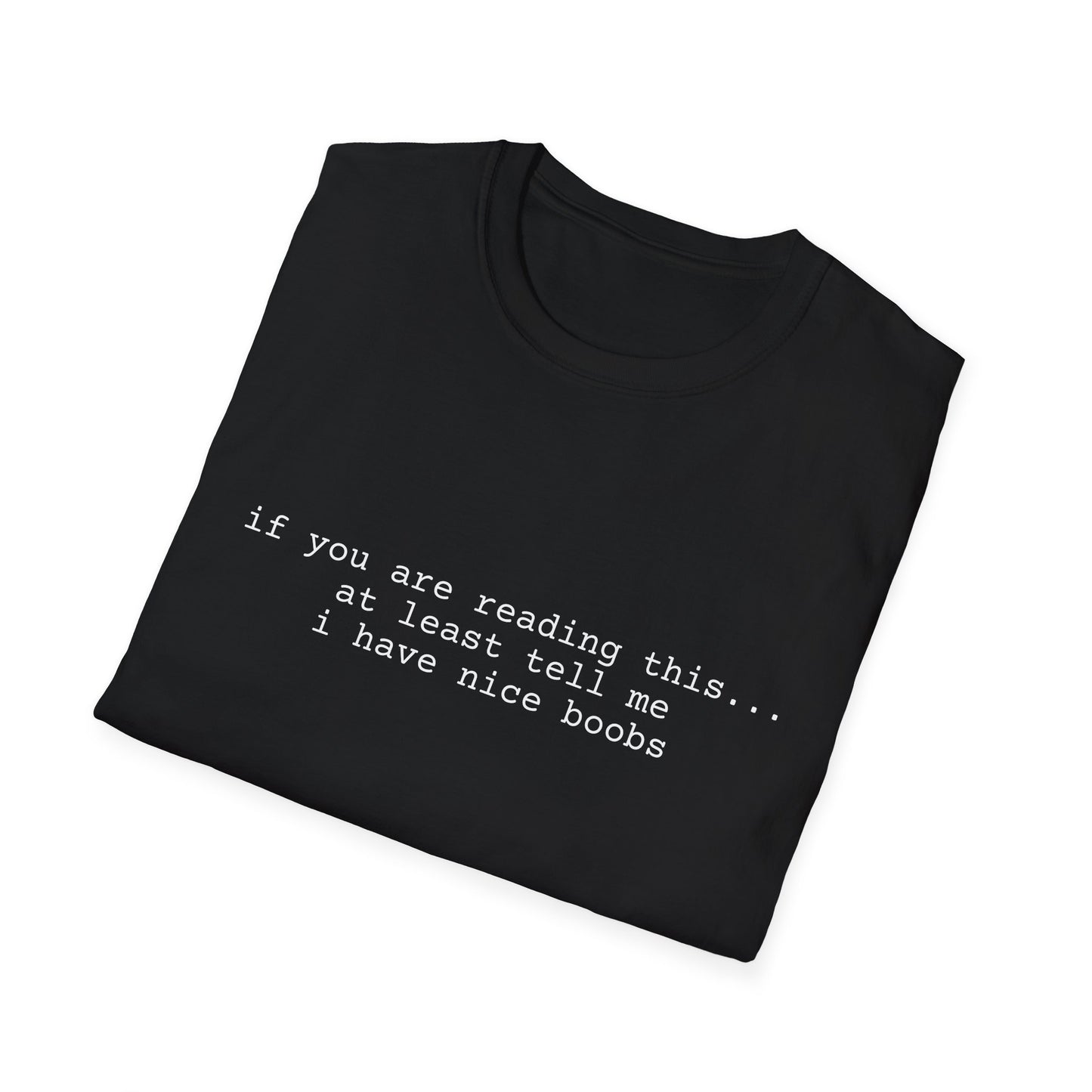 Nice boobs T-Shirt (front design) - Meme Apparel