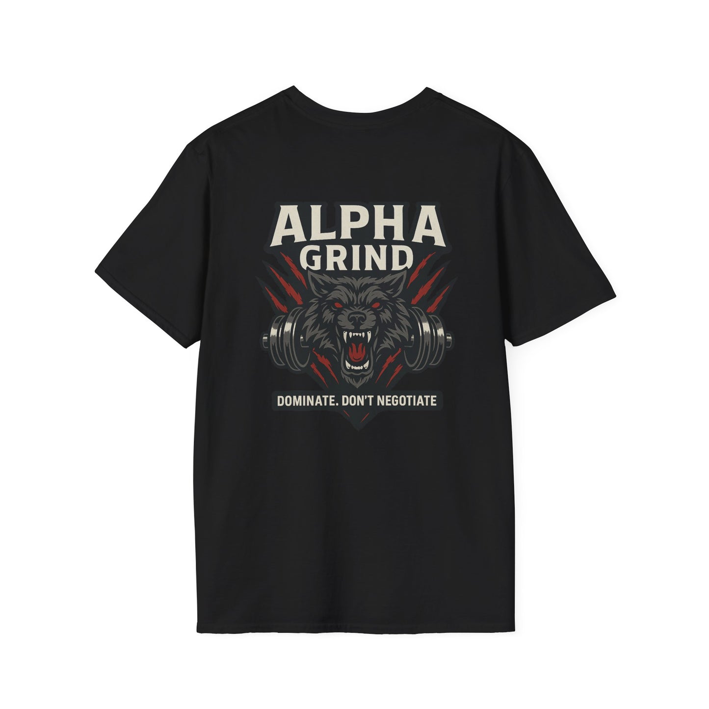 Dominate T-Shirt (front logo + back design) – Gym Apparel
