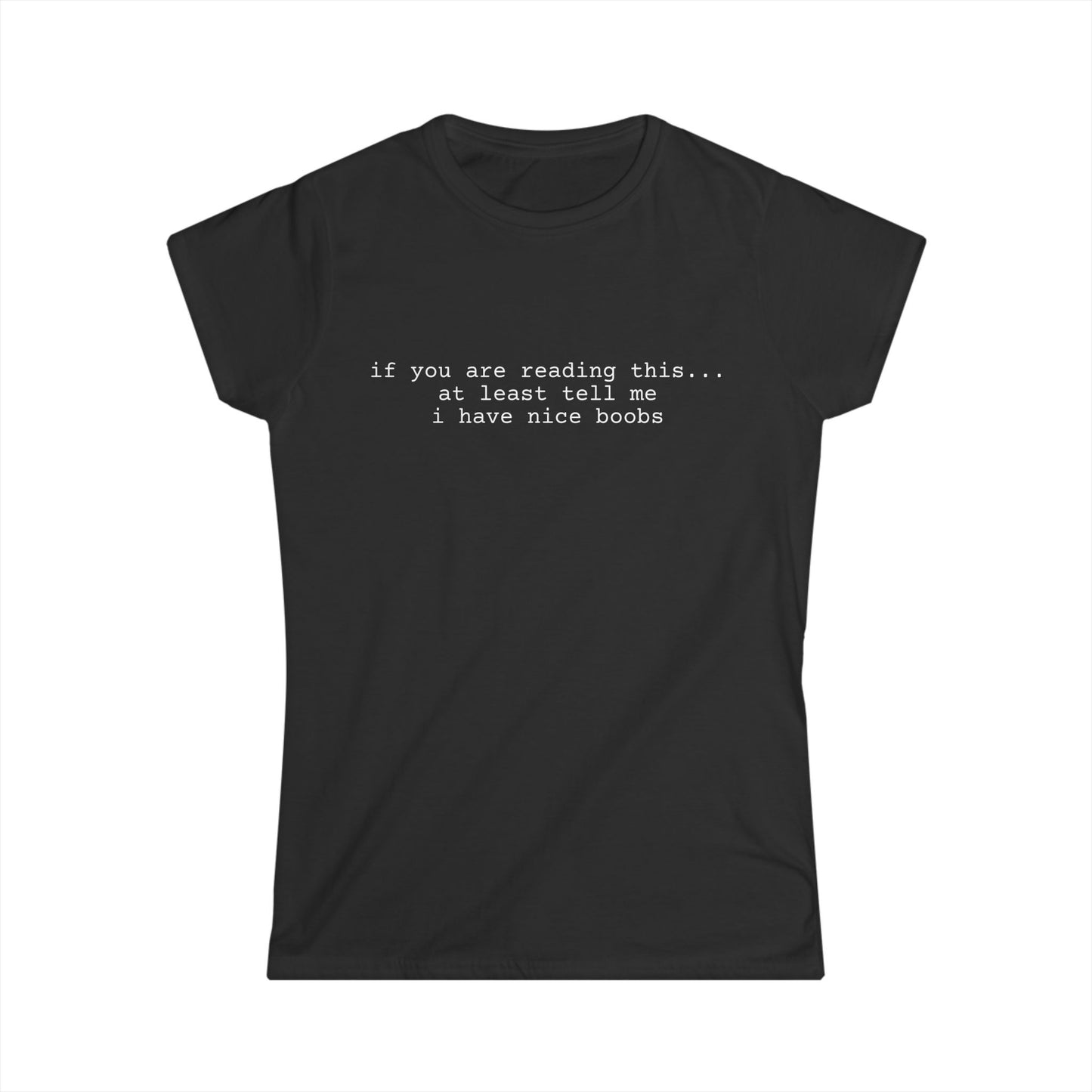Nice Boobs Women's Tee (front design) – Meme Apparel