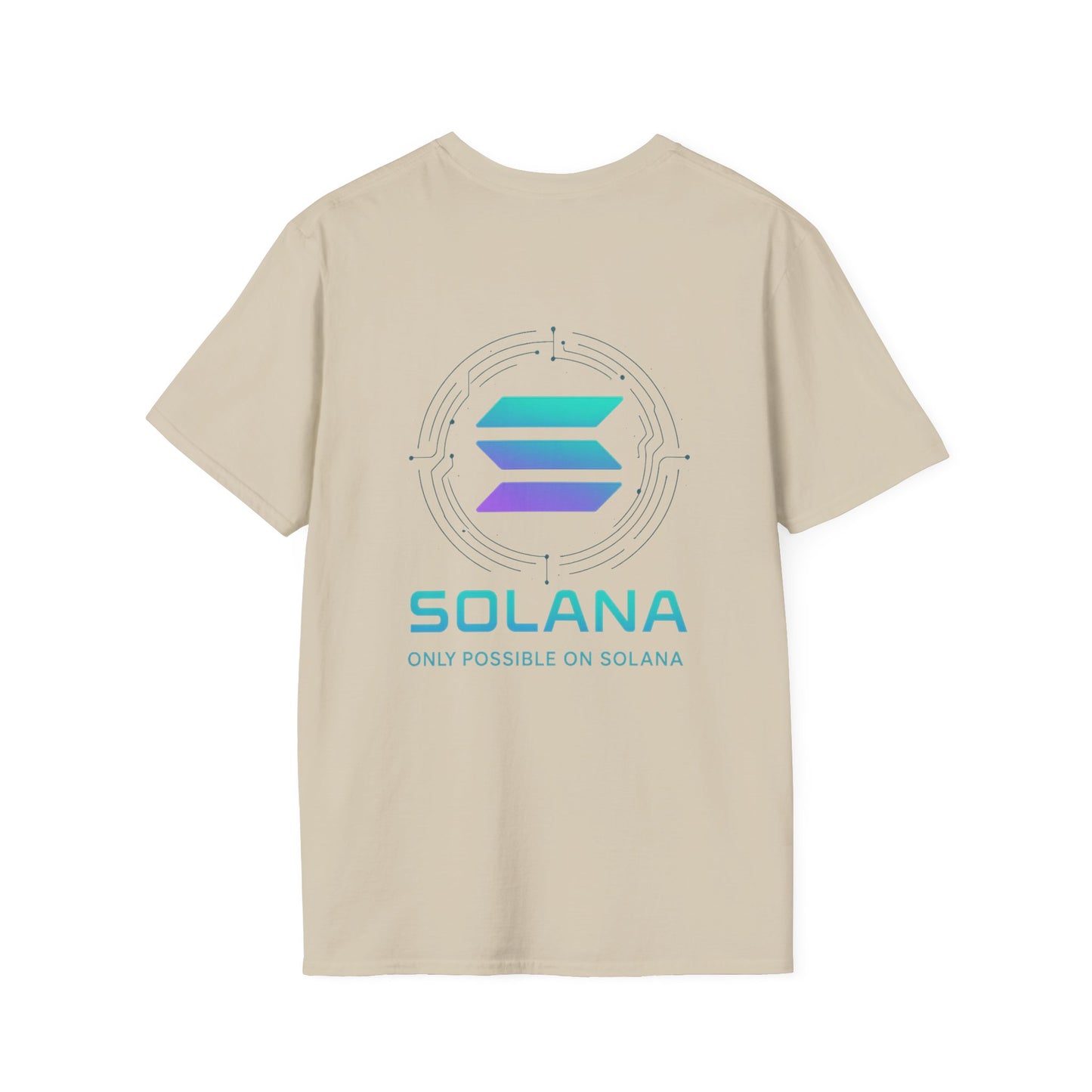 Only Possible on Solana Tee (front logo + back design) – Crypto Vault Shirt