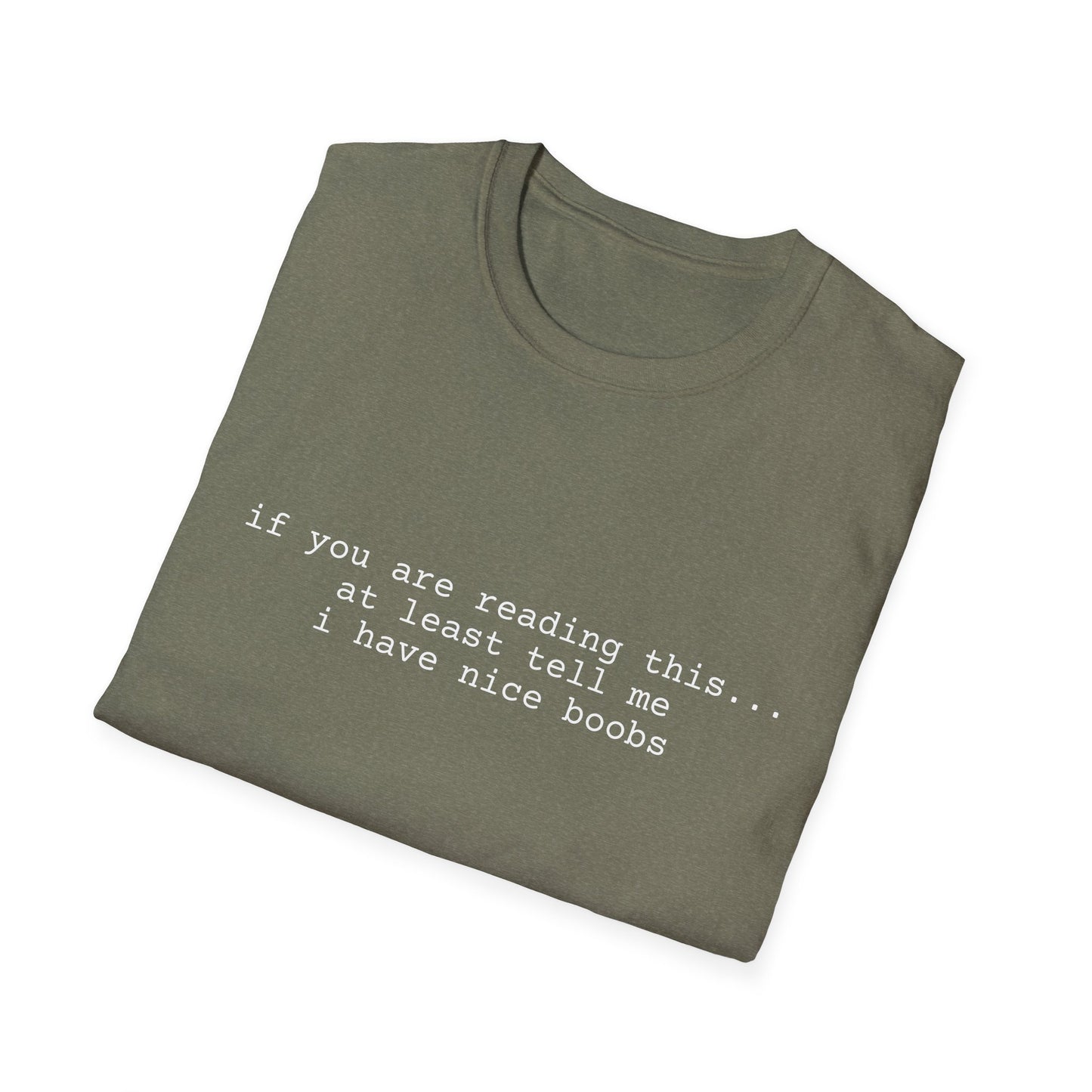 Nice boobs T-Shirt (front design) - Meme Apparel