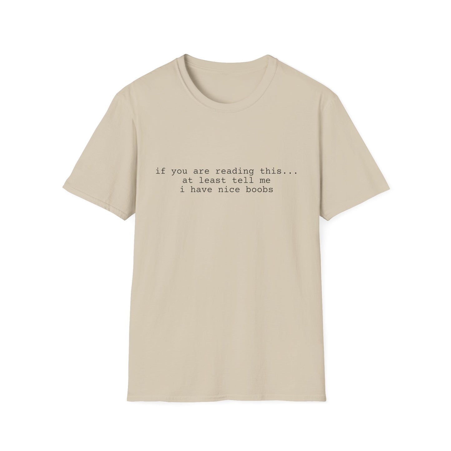 Nice boobs T-Shirt (front design) - Meme Apparel