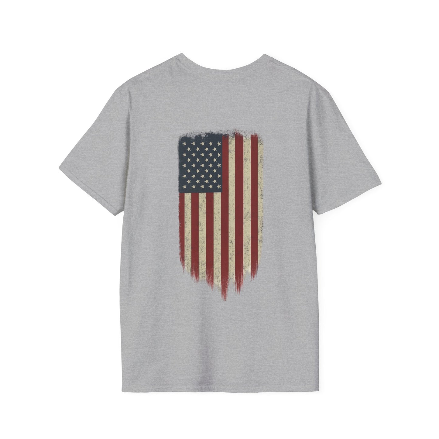 American Flag Tee (front logo + back design) – American Pride T-Shirt