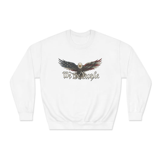 We the People Crewneck Sweatshirt (front design) – American Pride Pullover