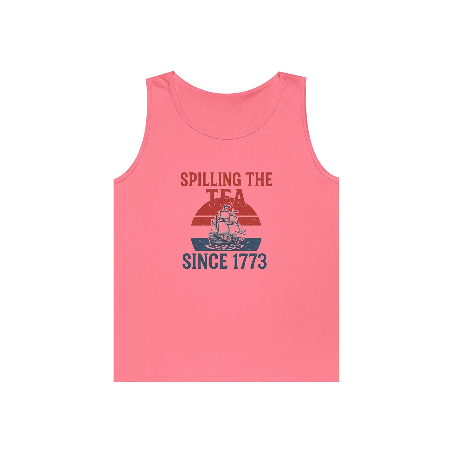 Spillin’ the Tea Since 1773 Tank Top (front design) – American Pride Shirt