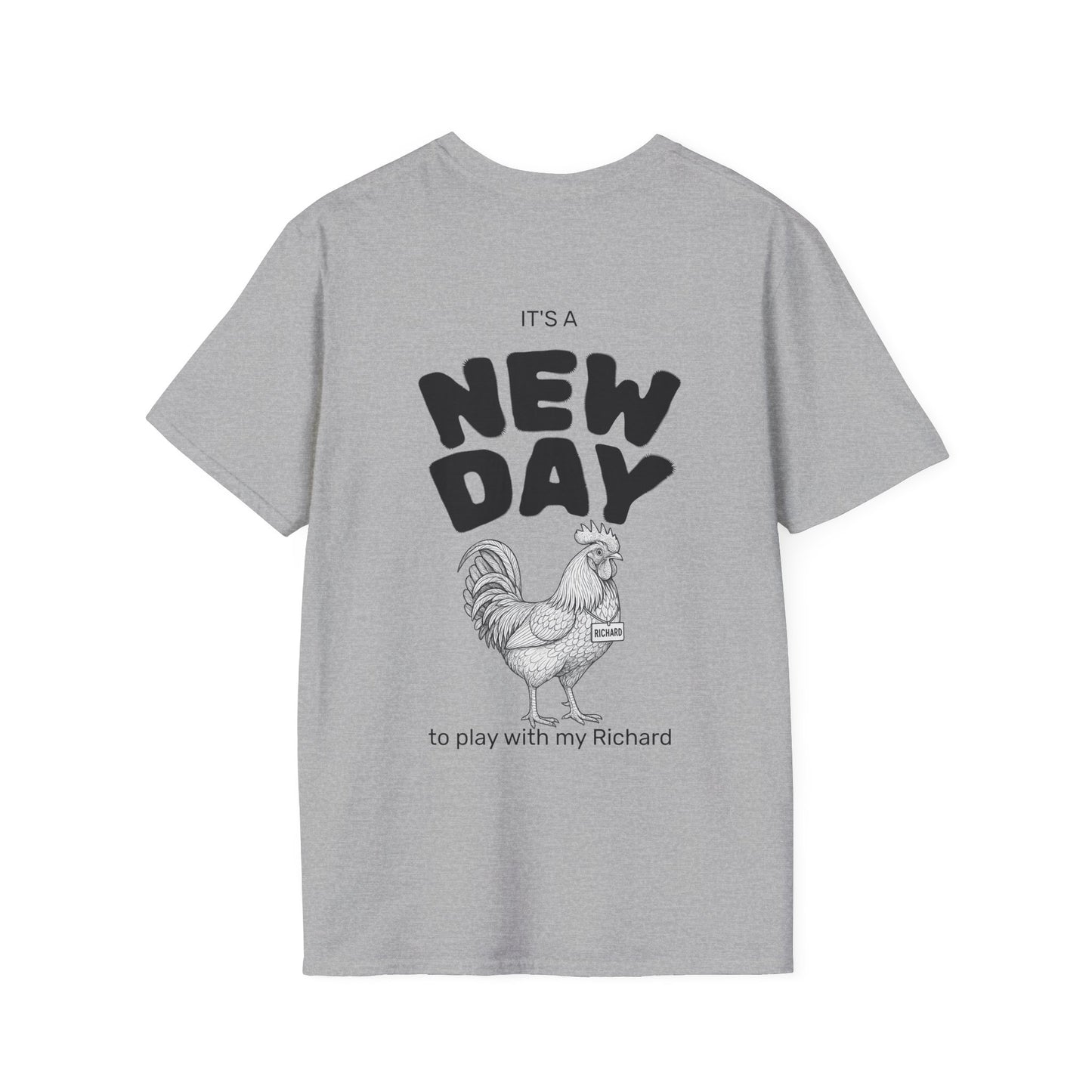Richard T-Shirt (front logo and back design) - Meme Apparel