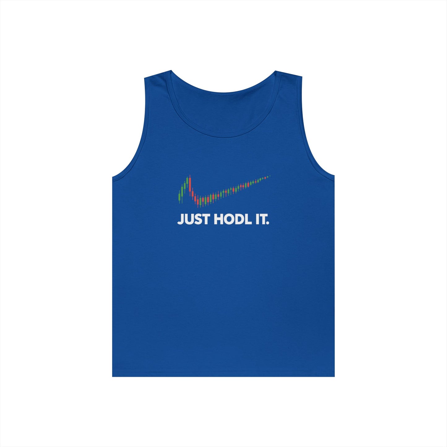 Just HODL It Tank Top (front design) – Crypto Vault Shirt
