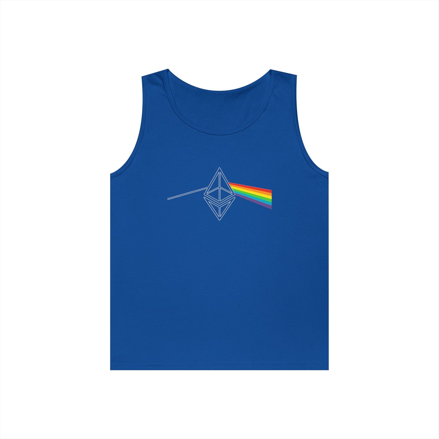 Ethereum Dark Side of the Moon Tank Top (front design) – Crypto Vault Shirt