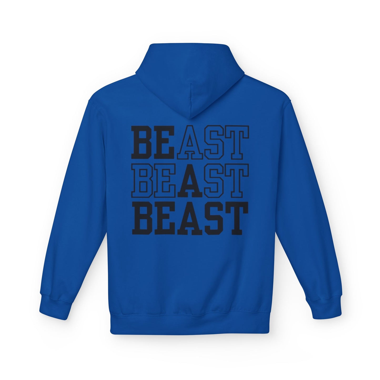 Be a Beast Hoodie (front logo + back design) – Discipline Club Pullover