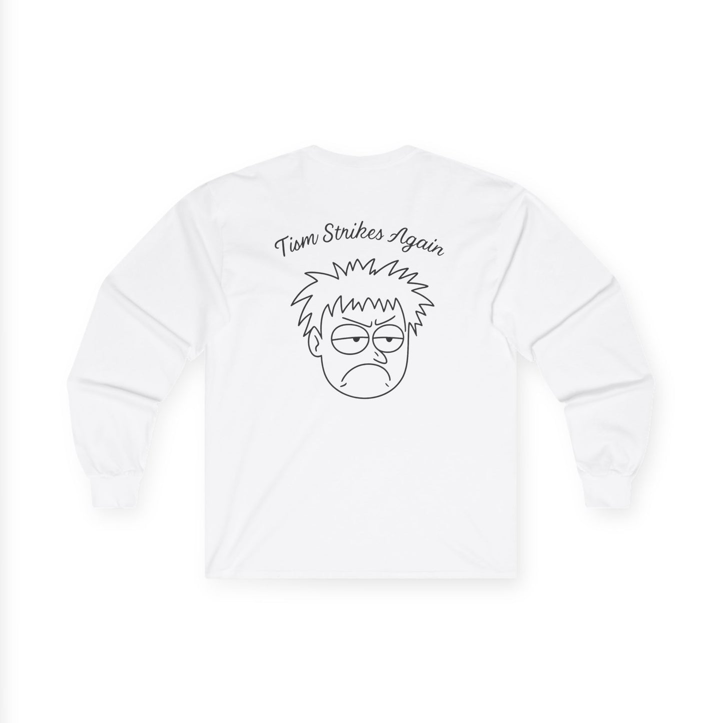 Tism Strikes Again Long Sleeve Tee (front logo + back design) - Meme Apparel
