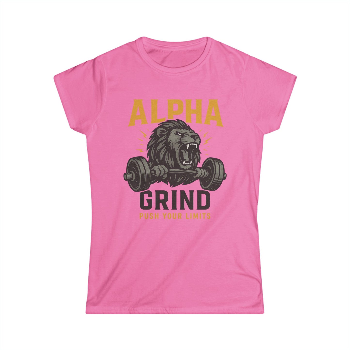 Push Your Limits Women’s Tee (front design) – Gym Apparel