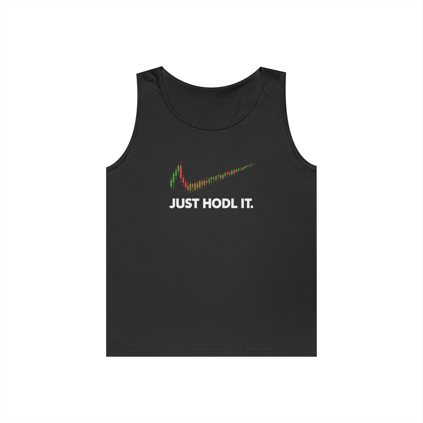 Just HODL It Tank Top (front design) – Crypto Vault Shirt