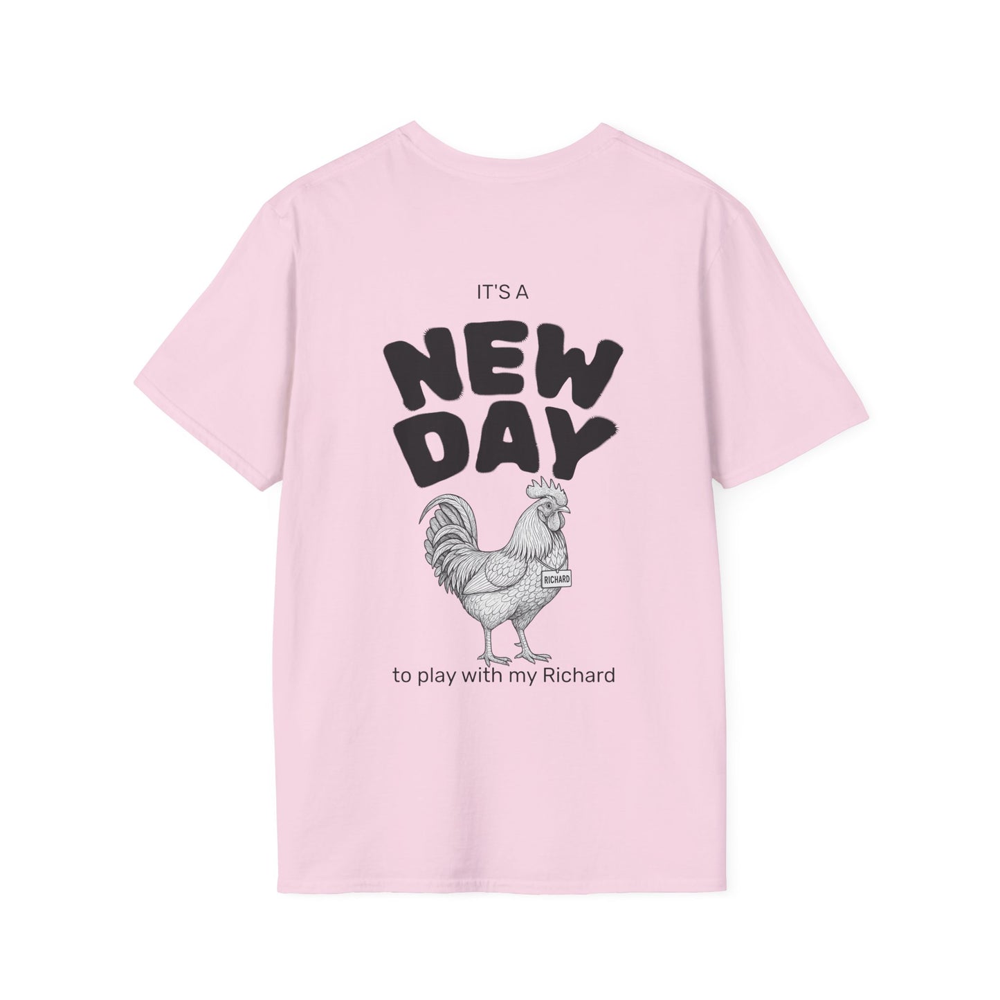 Richard T-Shirt (front logo and back design) - Meme Apparel