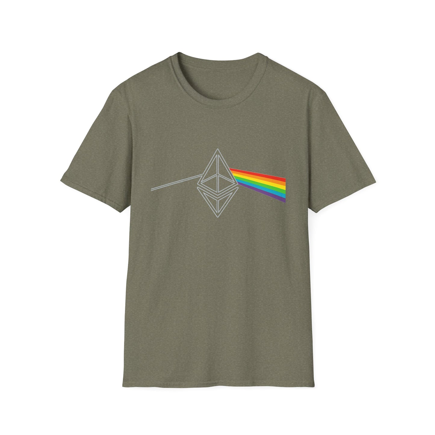 Ethereum Dark Side of the Moon Tee (front design) – Crypto Vault Shirt