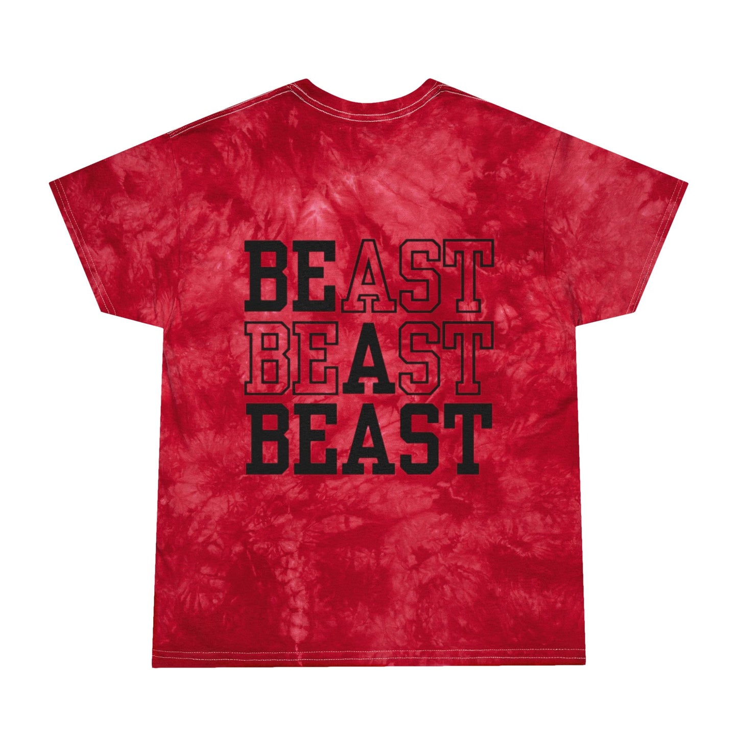 Be a Beast Tie-Dye Tee (front logo + back design) – Discipline Club Shirt