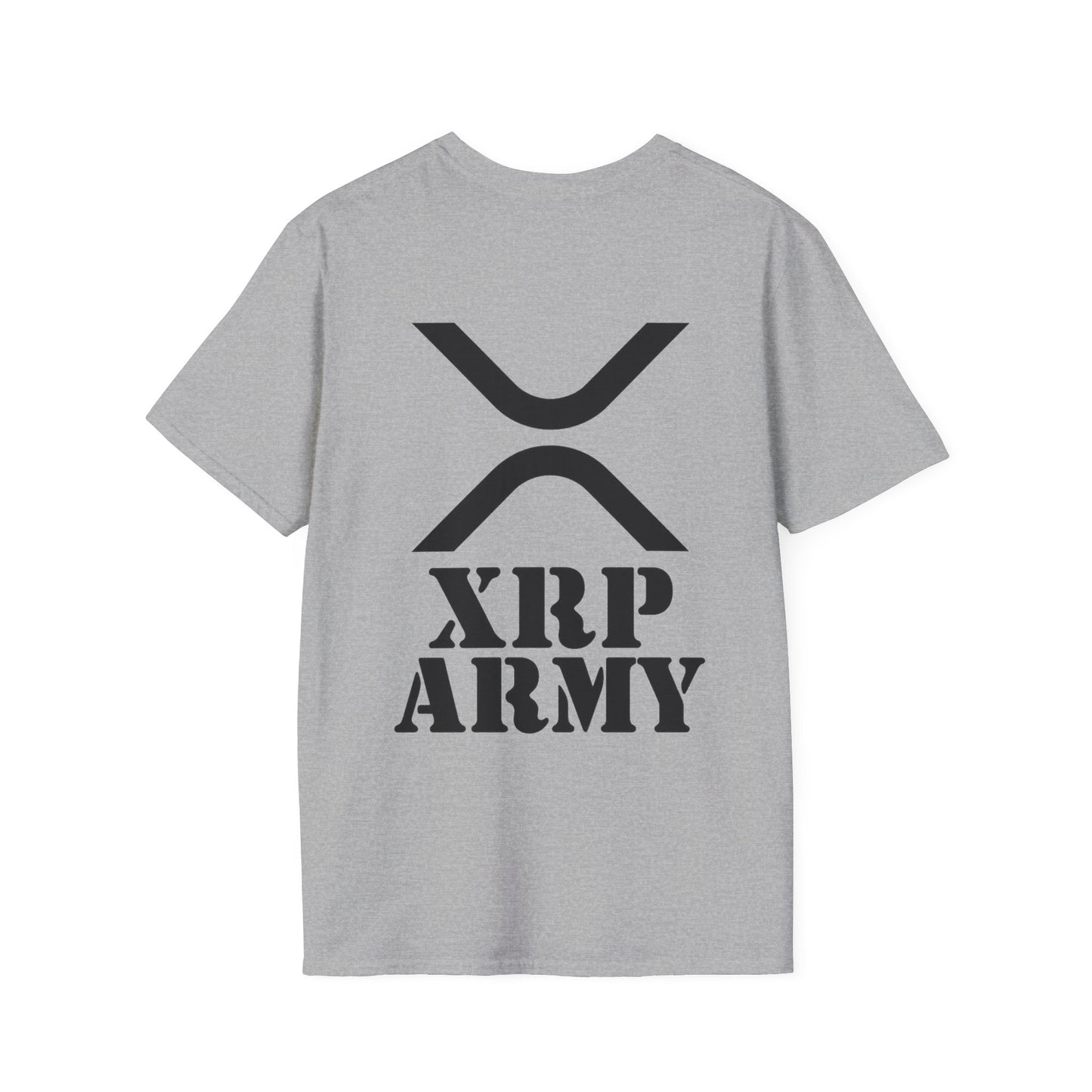 XRP Army Tee (front logo + back design) – Crypto Vault Shirt
