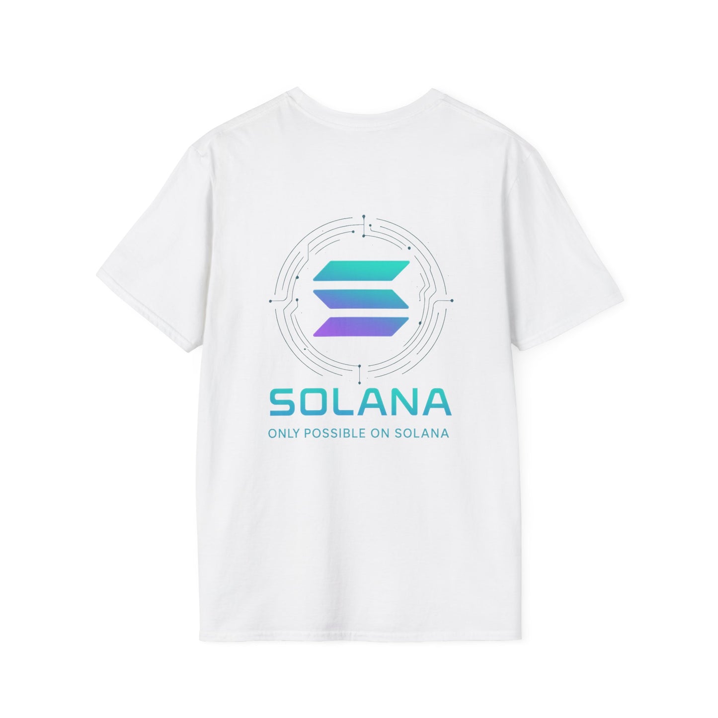 Only Possible on Solana Tee (front logo + back design) – Crypto Vault Shirt