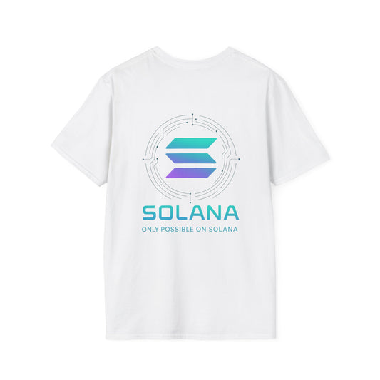 Only Possible on Solana Tee (front logo + back design) – Crypto Vault Shirt