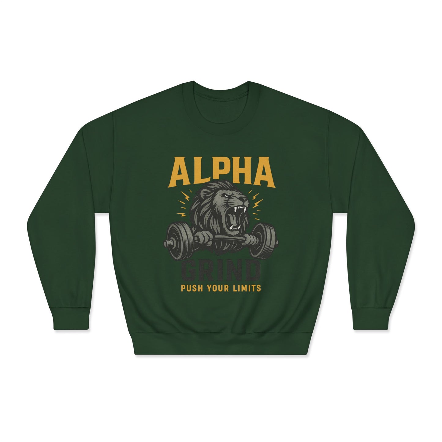 Push Your Limits DryBlend Crewneck Sweatshirt (front design) – Gym Apparel