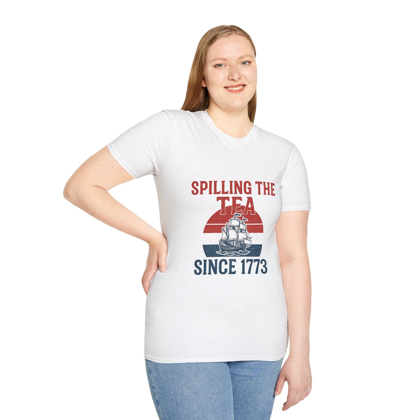 Spillin’ the Tea Since 1773 Tee (front design) – American Pride Shirt