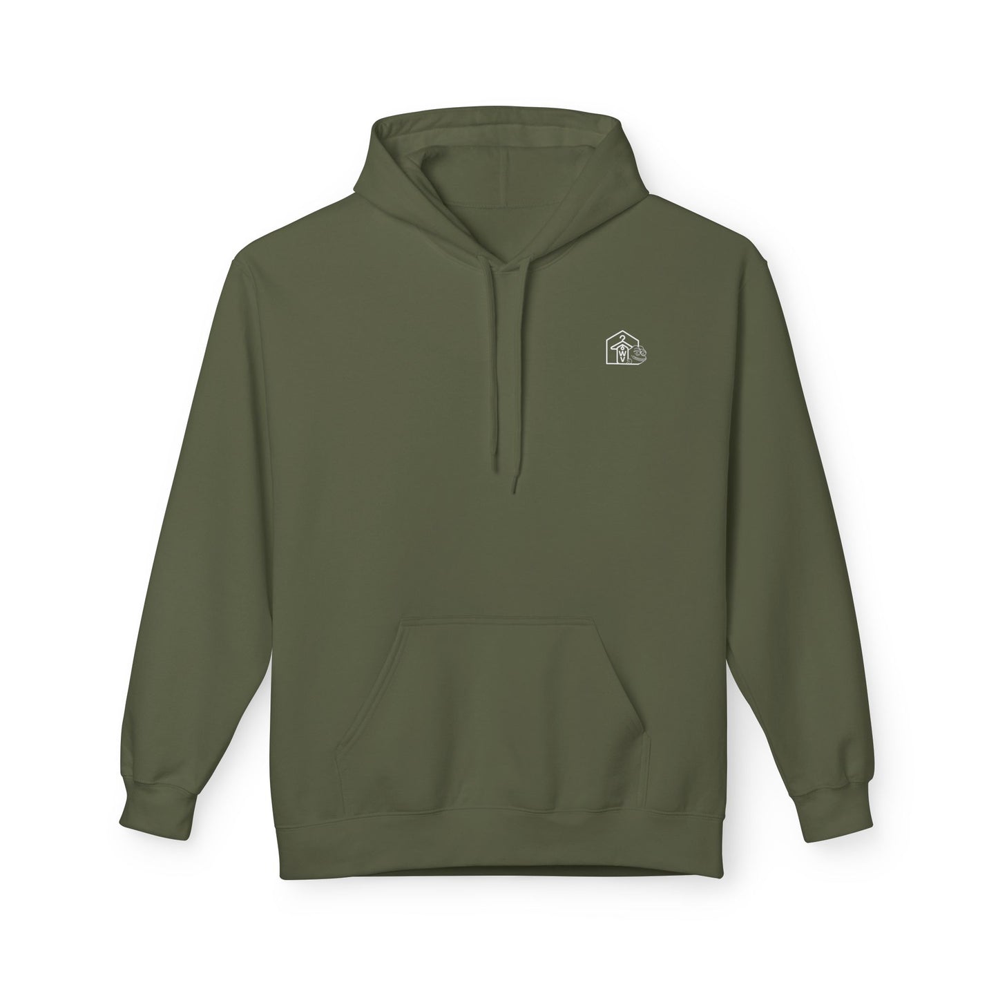 Wearhouse Vibes Meme Culture Midweight Softstyle Fleece Hoodie (front logo) – Meme Apparel