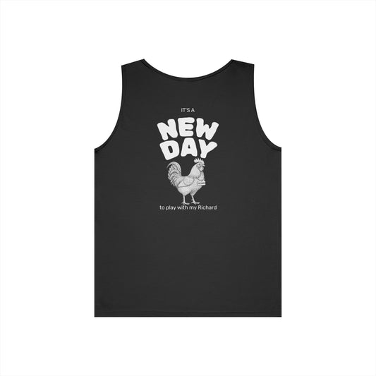 Richard Tank Top (front logo + back design) - Meme Apparel
