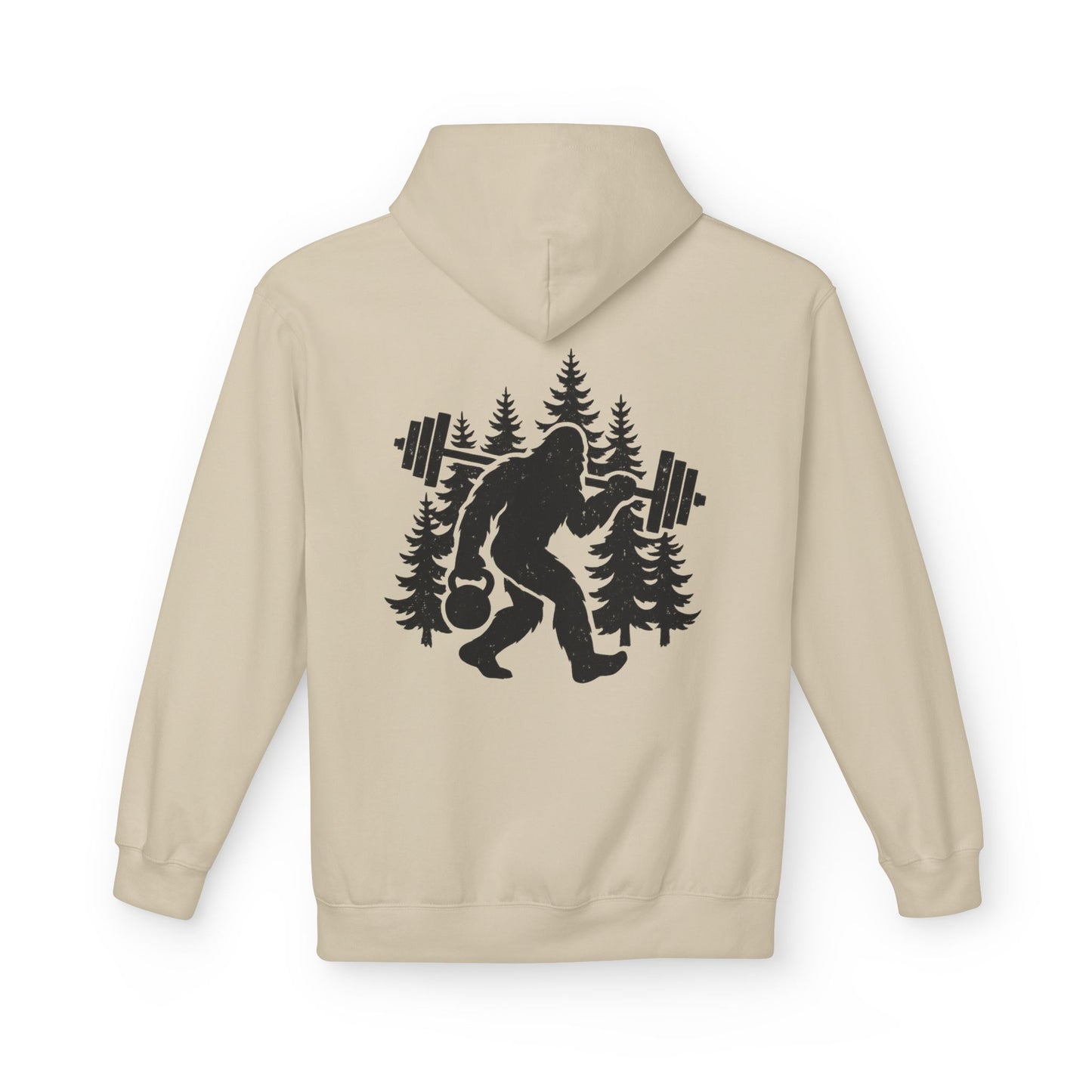 Bigfoot Gains Hoodie (front logo + back design) – Discipline Club Pullover