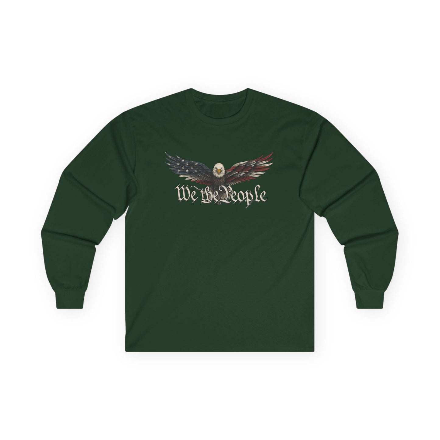 We the People Long Sleeve Tee (front design) – American Pride Shirt