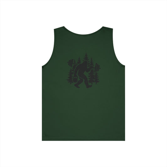 Bigfoot Gains Tank Top (front logo + back design) – Discipline Club Shirt