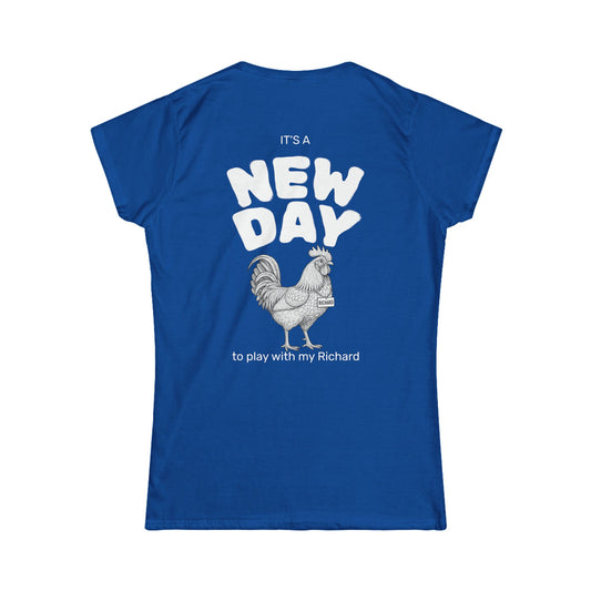 Richard Women's Tee (front logo + back design) – Meme Apparel