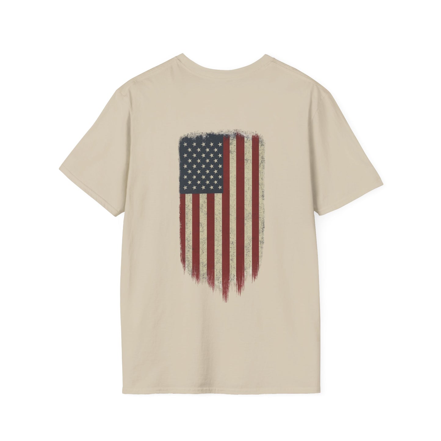American Flag Tee (front logo + back design) – American Pride T-Shirt