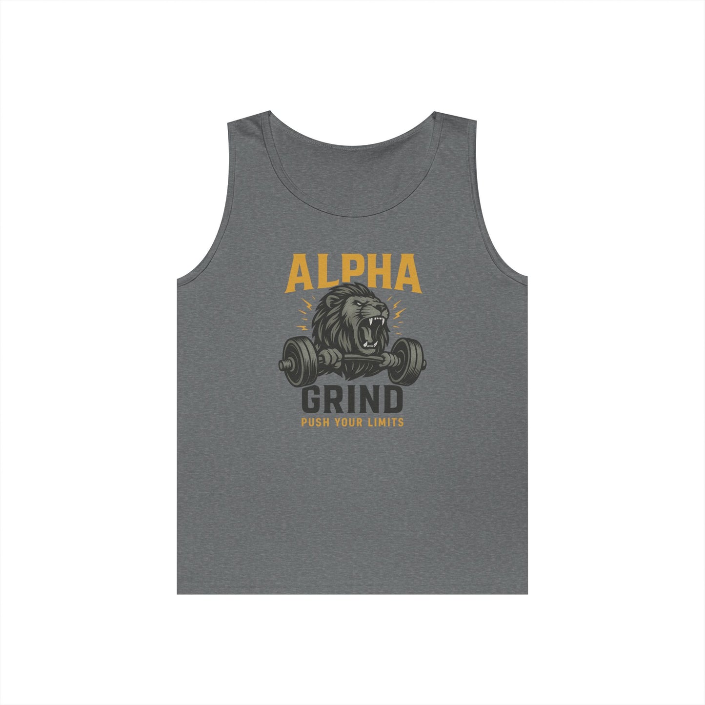 Push Your Limits Tank Top (front design) – Gym Apparel