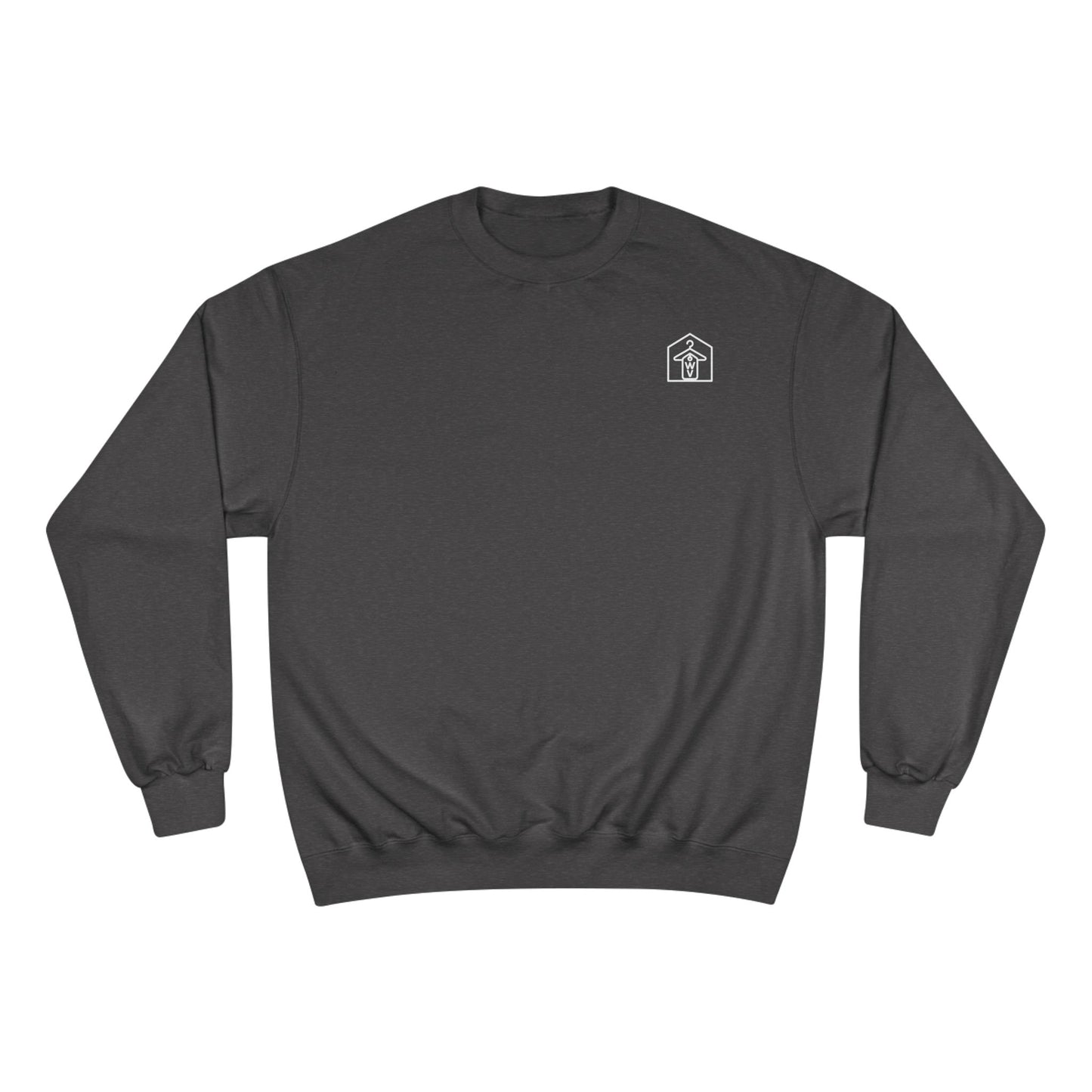 Wearhouse Vibes Signature Crewneck (front logo) – Premium Champion Fleece