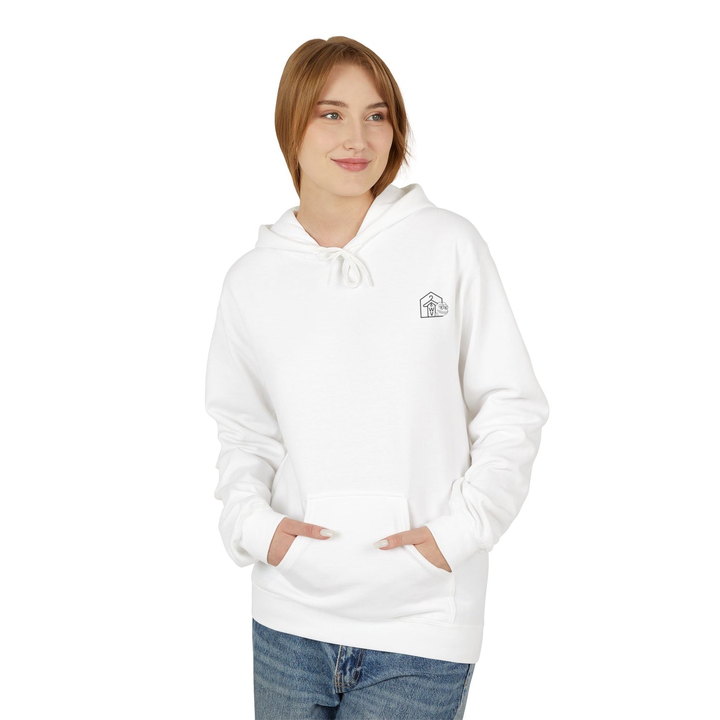 Vision Creativity Passion Midweight Softstyle Fleece Hoodie (front logo + back design) - Meme Apparel